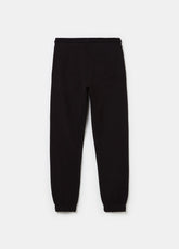 Ovs Solid Colour Fleece Joggers With Drawstring